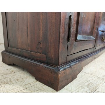 ANTICA CREDENZA legno teak EPOCA 900 cassetti 2 ANTE stipo OLD WOODEN CUPBOARD