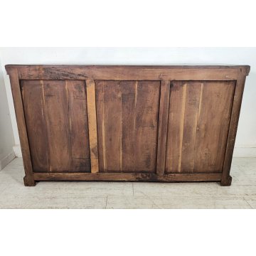 ANTICA CREDENZA legno teak EPOCA 900 cassetti 2 ANTE stipo OLD WOODEN CUPBOARD