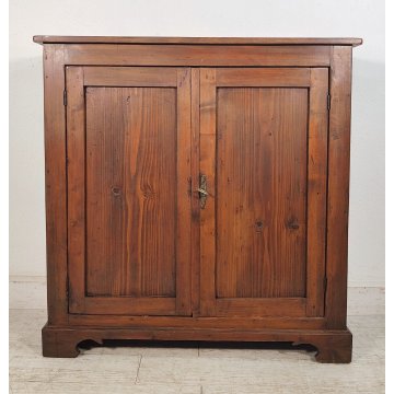 ANTICA CREDENZA legno abete EPOCA 900 forniture 2 ANTE stipo OLD WOODEN CUPBOARD