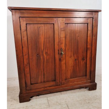 ANTICA CREDENZA legno abete EPOCA 900 forniture 2 ANTE stipo OLD WOODEN CUPBOARD