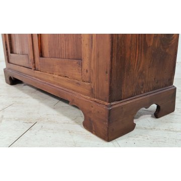 ANTICA CREDENZA legno abete EPOCA 900 forniture 2 ANTE stipo OLD WOODEN CUPBOARD