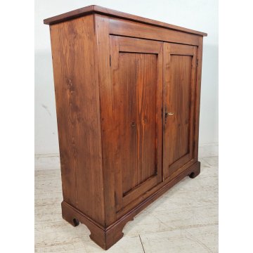 ANTICA CREDENZA legno abete EPOCA 900 forniture 2 ANTE stipo OLD WOODEN CUPBOARD