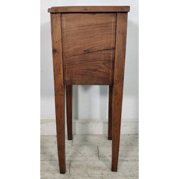 RARA Coppia ANTICO COMODINO Luigi XVI epoca 700 legno noce OLD WOODEN NIGHTSTAND