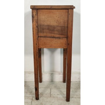 RARA Coppia ANTICO COMODINO Luigi XVI epoca 700 legno noce OLD WOODEN NIGHTSTAND