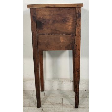 RARA Coppia ANTICO COMODINO Luigi XVI epoca 700 legno noce OLD WOODEN NIGHTSTAND