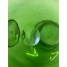 CARAFFA VINTAGE BROCCA VERSATOIO VETRO SOFFIATO VERDE Empoli TOSCANA ANNI 40/50