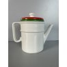 CARAFFA CAFFE' VINTAGE BROCCA CERAMICA BIANCA Baldelli ITALY ANNI '70