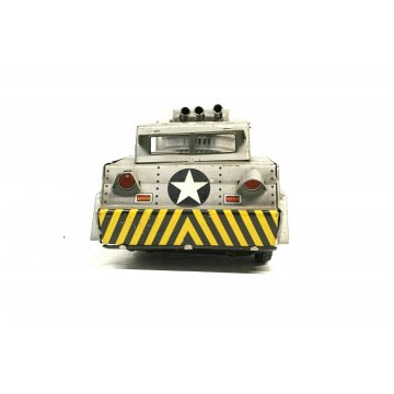 GIOCO GIOCATTOLO LATTA EPOCA CARROARMATO GAME TANK  VINTAGE Sankey Japan 50's 