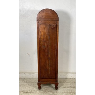 ANTICA PICCOLA VETRINA ESPOSITORE PRIMI 900 LEGNO TEAK MOBILE DISPENSA VETRO OLD