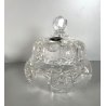 LIDED BOWL SCATOLA PORTA DOLCI COPERCHIO CRISTALLO MOLATO BOEMIA BOHEMIA CRYSTAL