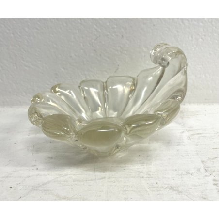 CIOTOLA VETRO ERCOLE BAROVIER POSACENERE SVUOTA TASCHE VASO GLASS MADREPERLA