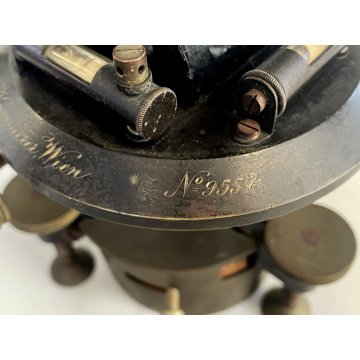 ANTICO STRUMENTO SCIENTIFICO Teodolite STARKE & KAMMERER N° 9557 WIEN THEODOLITE