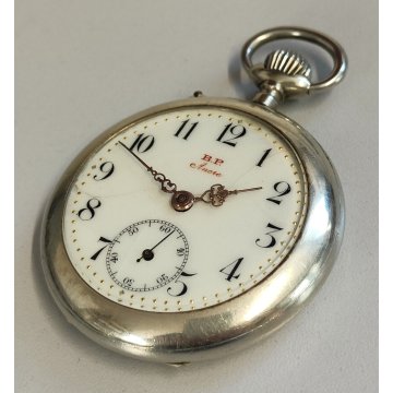 ANTICO OROLOGIO TASCA taschino B.P. Ancre EPOCA '900 OLD POCKET WATCH montre