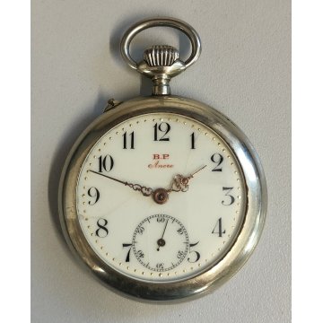 ANTICO OROLOGIO TASCA taschino B.P. Ancre EPOCA '900 OLD POCKET WATCH montre