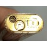 Must de Cartier ACCENDINO TASCA Santos VINTAGE LIGHTER BRIQUET argento oro