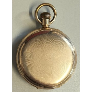 ANTICO OROLOGIO TASCA taschino MGBM Geneve EPOCA '900 OLD POCKET WATCH Plaque Or