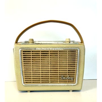 RARA RADIO PORTATILE VINTAGE Blaupunk Derby Picnic Beach EPOCA 1963 NON FUNZIONA