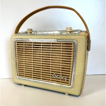 RARA RADIO PORTATILE VINTAGE Blaupunk Derby Picnic Beach EPOCA 1963 NON FUNZIONA