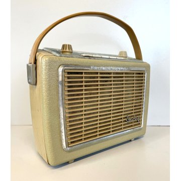 RARA RADIO PORTATILE VINTAGE Blaupunk Derby Picnic Beach EPOCA 1963 NON FUNZIONA