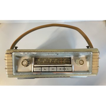 RARA RADIO PORTATILE VINTAGE Blaupunk Derby Picnic Beach EPOCA 1963 NON FUNZIONA