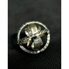 ANELLO SFERA CELESTE ARMILLARE ASTRONOMICO ARGENTO VINTAGE RETRO' SILVER RING 