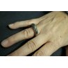ANELLO SFERA CELESTE ARMILLARE ASTRONOMICO ARGENTO VINTAGE RETRO' SILVER RING 
