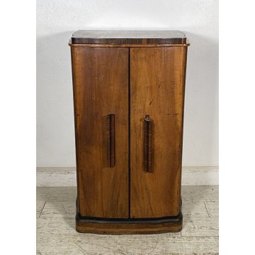 ANTICO MOBILE RADIO Radiofonografo Marelli Miza Fono RD59 Giradischi LEGNO 1930