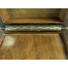 ANTICA SCATOLA COFANETTO LEGNO RADICA DECORO METALLO VISCHIO Art Nouveau '900