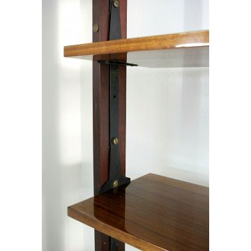 LIBRERIA MODULARE A GIORNO STANDING WALL UNIT BOOKSHELF DESIGN ANNI 50/60