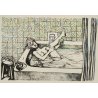 Guttuso STAMPA MULTIPLO Litografia ACQUARIO n° 27/240 NUDO DONNA serie ZODIACO