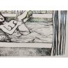 Guttuso STAMPA MULTIPLO Litografia ACQUARIO n° 27/240 NUDO DONNA serie ZODIACO