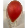 FIGURA CANE VETRO ROSSO SOMMERSO Murano DESIGN Seguso (?) VINTAGE FROSTED GLASS