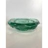BOWL CRISTALLO VERDE ACQUAMARINA Seguso VINTAGE BOWL ART GLASS ø 22 cm ANNI '50