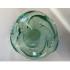 BOWL CRISTALLO VERDE ACQUAMARINA Seguso VINTAGE BOWL ART GLASS ø 22 cm ANNI '50