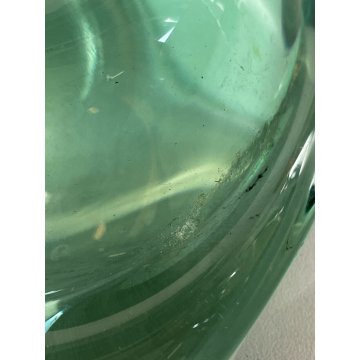 BOWL CRISTALLO VERDE ACQUAMARINA Seguso VINTAGE BOWL ART GLASS ø 22 cm ANNI '50