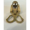 ANTICO CAVATAPPI OTTONE BREVETTO Gropelli DUE LEVE Corkscrew  MUSEALE PRIMO '900
