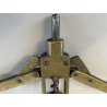 ANTICO CAVATAPPI OTTONE BREVETTO Gropelli DUE LEVE Corkscrew  MUSEALE PRIMO '900