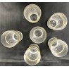 ANTICO SET 6 BICCHIERI GUCCI MADE IN ITALY ORO VETRO GLASS ANNI 80 VINTAGE CENA 