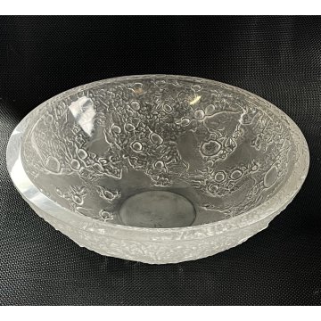 GRANDE CENTROTAVOLA MOON BOWL ø 31 cm Arnolfo Di Cambio OPTICAL ART GLASS '60s