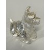 Christofle Paris SCOTTISH TERRIER Christofle Lumiere SILVERPLATED OCCHI ONICE