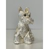 Christofle Paris SCOTTISH TERRIER Christofle Lumiere SILVERPLATED OCCHI ONICE