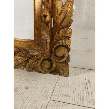 ANTICA CORNICE DORATA BAROCCO LEGNO SCOLPITO 56 cm x 67 cm EPOCA '900 quadro old