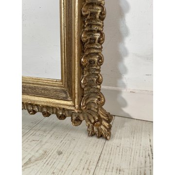 ANTICA CORNICE DORATA STILE 1600 LEGNO SCOLPITO 58 cm x 68 cm EPOCA '900 quadro