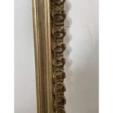 ANTICA CORNICE DORATA STILE 1600 LEGNO SCOLPITO 58 cm x 68 cm EPOCA '900 quadro