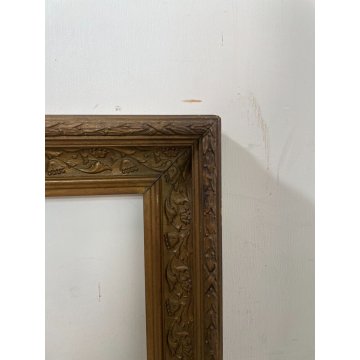 CORNICE ORO PASTIGLIA DORATA 53 cm x 43 cm EPOCA quadro