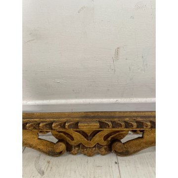 ANTICA CORNICE DORATA BAROCCO LEGNO SCOLPITO 63 cm x 53 cm EPOCA '900 quadro old