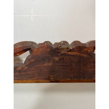 ANTICA CORNICE DORATA BAROCCO LEGNO SCOLPITO 63 cm x 53 cm EPOCA '900 quadro old