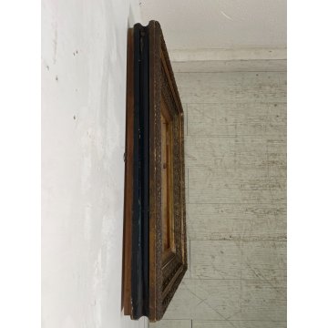 ANTICA CORNICE IMPERO EPOCA '800 GESSATA DORATA 68,5 cm x 60 cm quadro