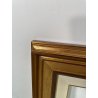 ANTICA CORNICE DORATA CLASSICA LEGNO PASSEPARTOUT 52 cm x 62 cm EPOCA '900