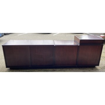 CREDENZA SIDEBOARD DESIGN Claudio Salocchi MOBILE BAR Prod Sormani ANNI 60 LEGNO